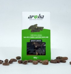 Aroha - Aroha %99,8 Bitter Çikolata - Dut - Badem - Portakal Uçucu Yağı 100g