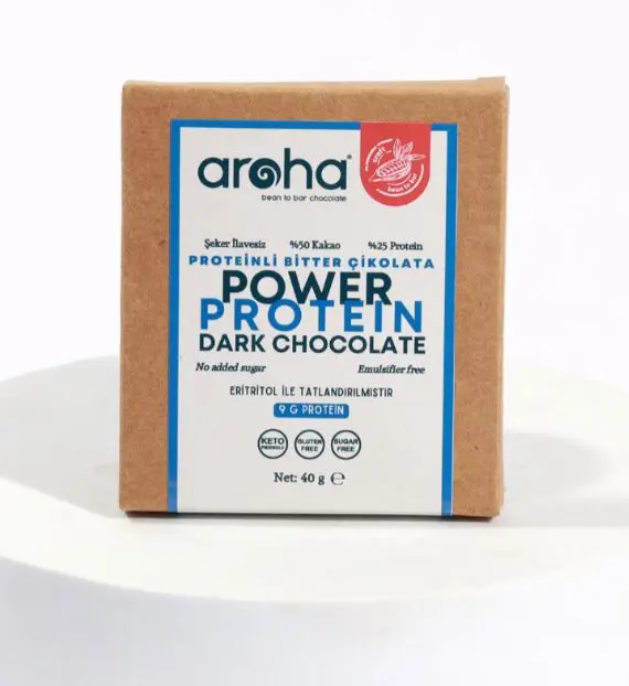 Aroha - Aroha Yüksek Proteinli Bitter Çikolata 40g