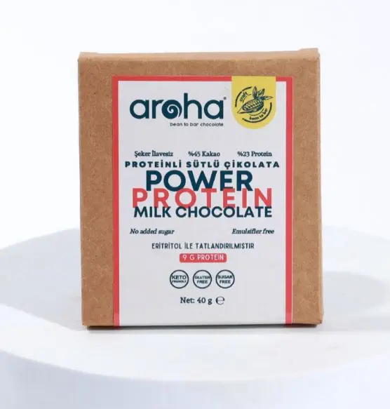 Aroha Yüksek Proteinli Sütlü Çikolata 40g