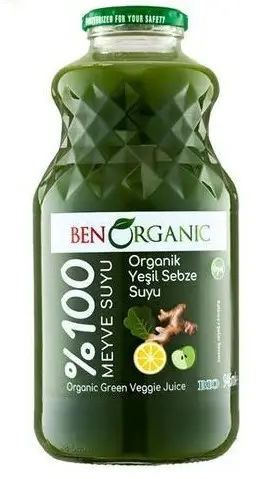 BenOrganic - Benorganic Yeşil Sebze Suyu 1 lt