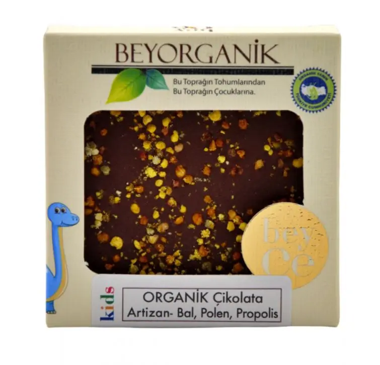 Beyorganik - Beyorganik Organik Çikolata - Bal Polen Propolisli 40g