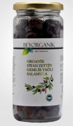 Beyorganik - BeyOrganik Organik Siyah Zeytin - Yağlı Salamura 310g