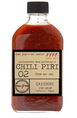 Chili Piri No:2 Füme Özel Yapım Acı Sos 200ml