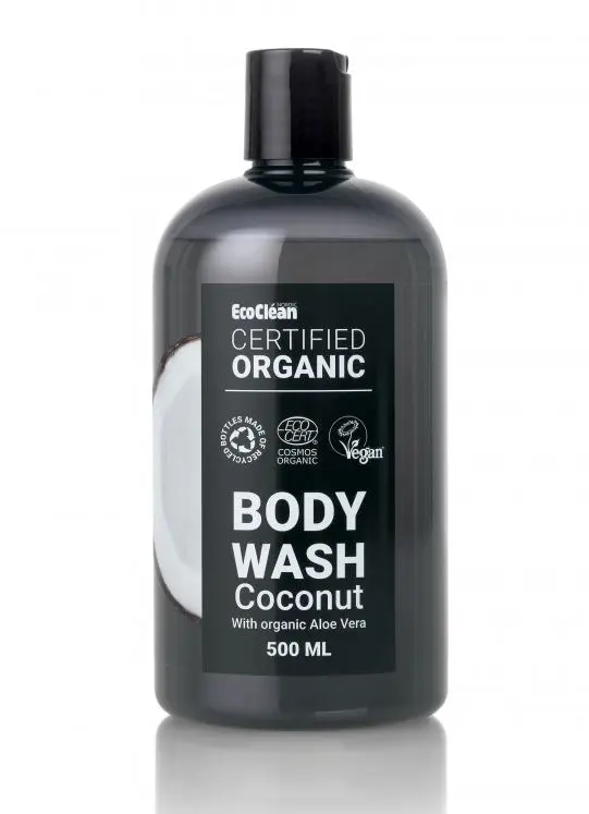 EcoClean Organik Vücut Şampuanı- Hindistan Cevizi 500ml