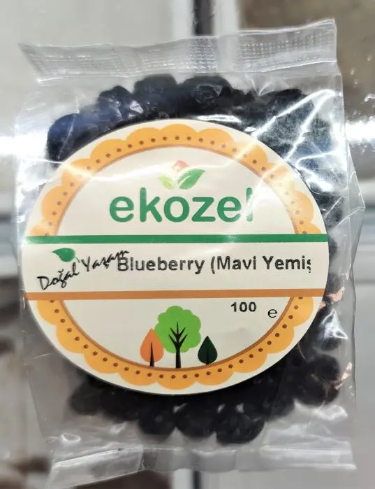 Ekozel - Ekozel Blueberry (Mavi Yemiş) 100g