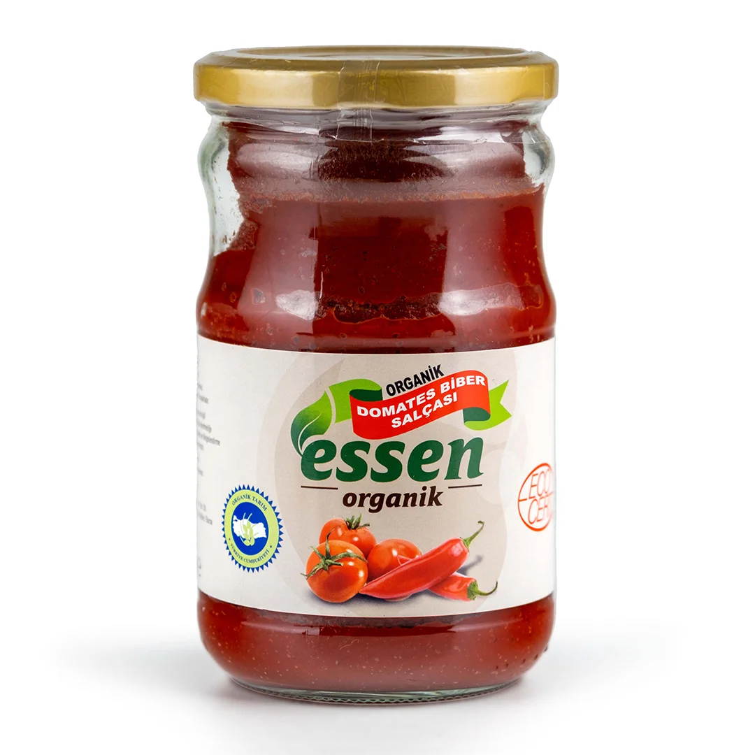 Essen Organik Domates Biber Salçası 650g