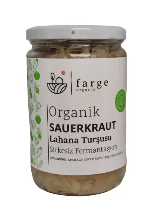 Farge - Farge Organik Lahana Turşusu Sauerkraut 600g