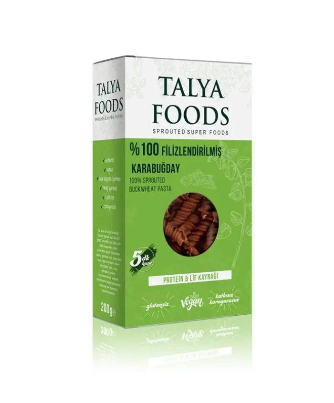 Talya Foods - Talya Foods Filizlendirilmiş Glutensiz Karabuğday Makarna 200g