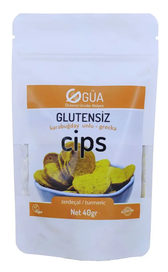 Glutensiz Ürünler Atölyesi - Glutensiz Ürünler Atölyesi Cips - Zerdeçal 40g