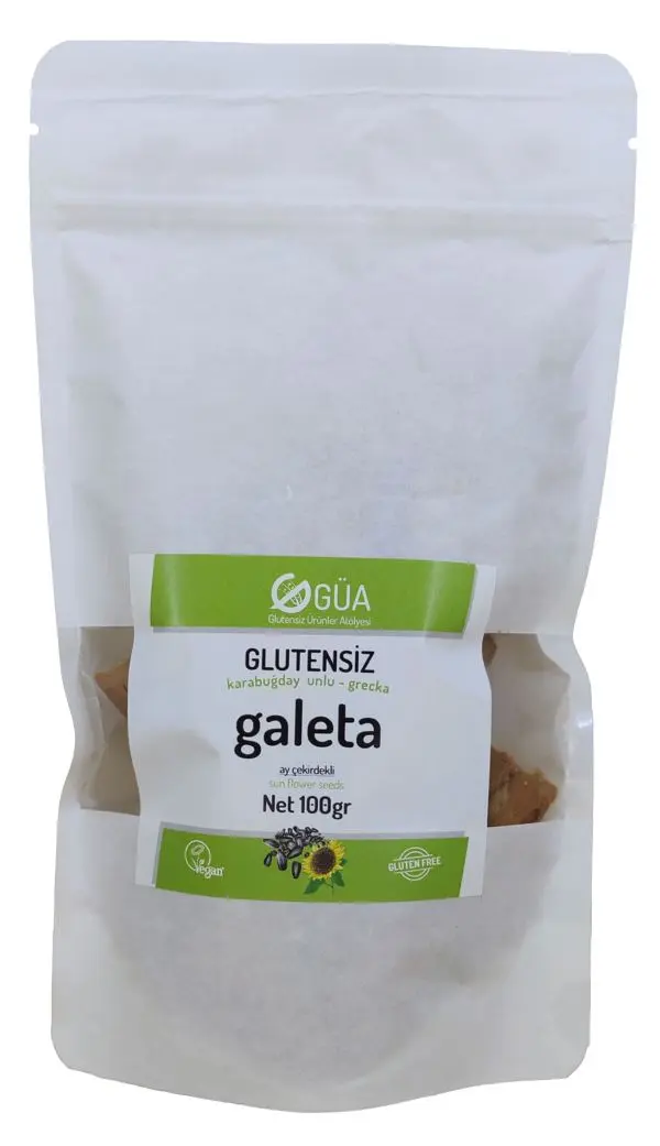 Glutensiz Ürünler Atölyesi - GUA Galeta - Ayçekirdeği 100g