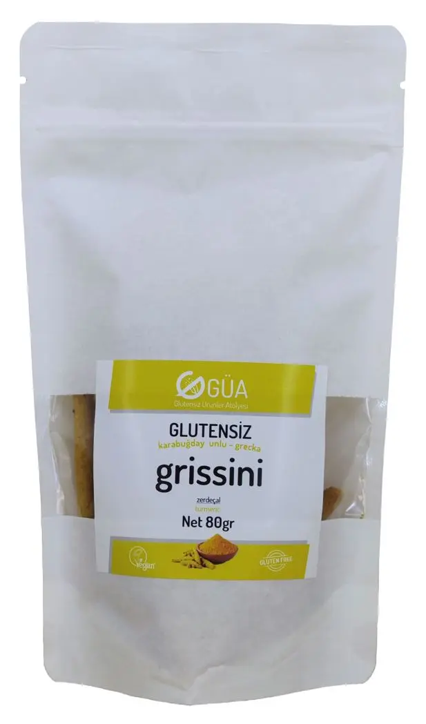 Glutensiz Ürünler Atölyesi - GUA Grissini - Zerdeçal 80g