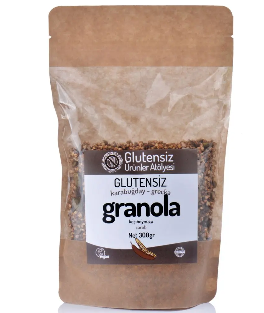 Glutensiz Ürünler Atölyesi Karabuğday Granola - Keçiboynuzu 300g