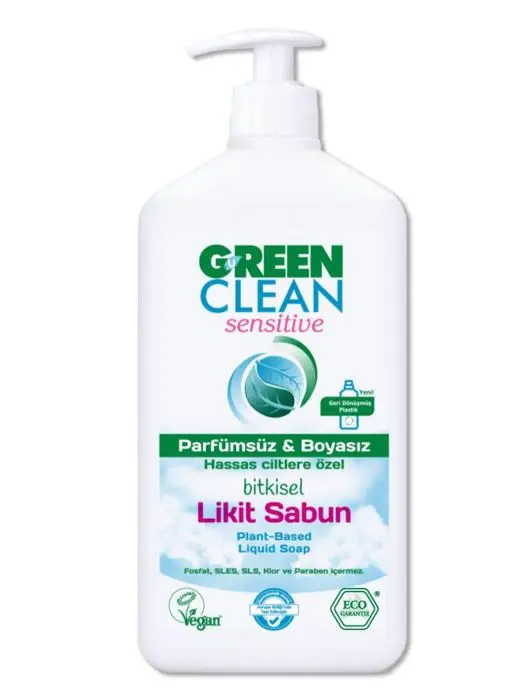 Green Clean - Green Clean Sensitive Likit Sabun 500ml