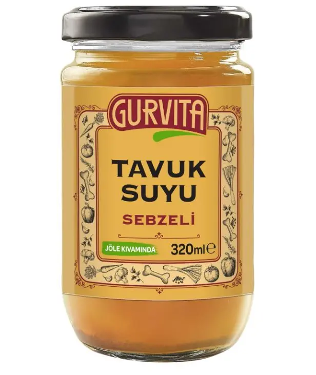 Gurvita - Gurvita Tavuk Suyu Sebzeli 320ml * 2 adet