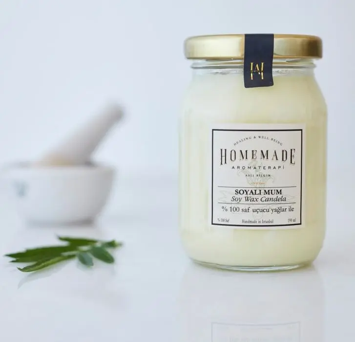 Homemade Soyalı Mum Portakal - Limon 190ml