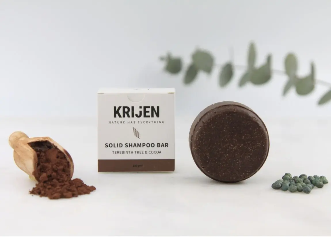 Krijen - Krijen Bıttım & Kakao Katı Şampuan 100g