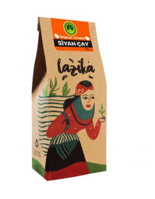 Lazika Siyah Çay Bergamot Portakal 350g