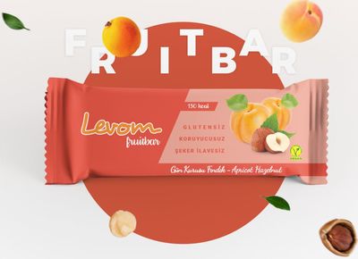 Levom Gün Kurusu Fındık Fruit Bar 35g