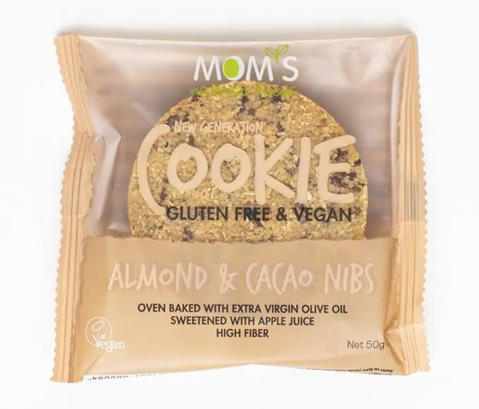 Moms Natural - Moms Almond & Cacao Nibs 50g