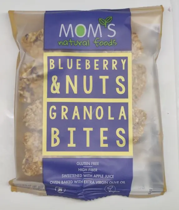 Moms Natural - Moms Glutensiz Yaban Mersini Yemiş Granola Bites 40g