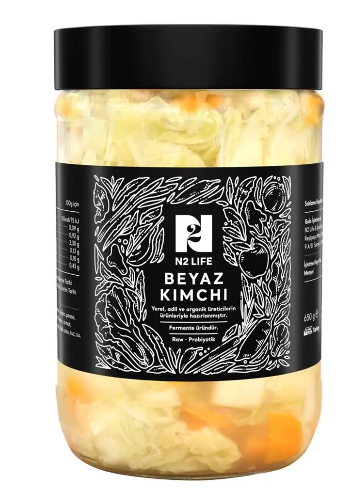 N2 Beyaz Acısız Kimchi 600g