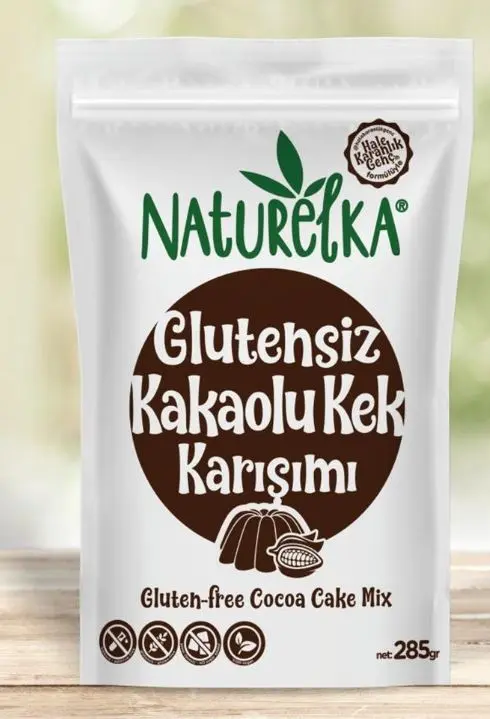 Naturelka - Naturelka Glutensiz Kakaolu Kek Karışımı 285g