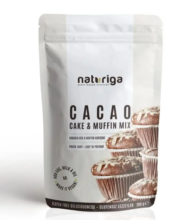 Naturiga - Naturiga Kakaolu Kek ve Muffin Karışımı 260g