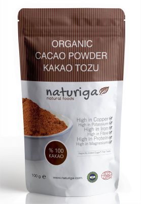 Naturiga Organik Kakao Tozu 100g
