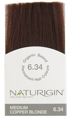 Naturigin Organik İçerikli Saç Boyası 6.34 Orta Bakır Kumral