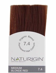 Naturigin Organik İçerikli Saç Boyası 7.4 Orta Sarı Kızıl - Thumbnail