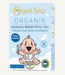 Organik Bahçe - Organik Bahçe Organik Glutensiz Bebek Pirinç Unu 250g