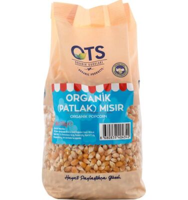 Ots Organik Popcorn Patlatmalık Mısır 750g