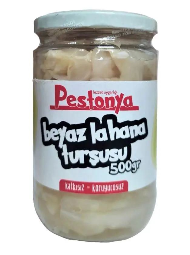 Pestonya - Pestonya Beyaz Lahana Turşusu 500g