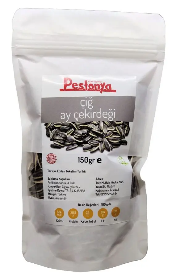 Pestonya - Pestonya Kabuklu Çiğ Ayçekirdeği 150g