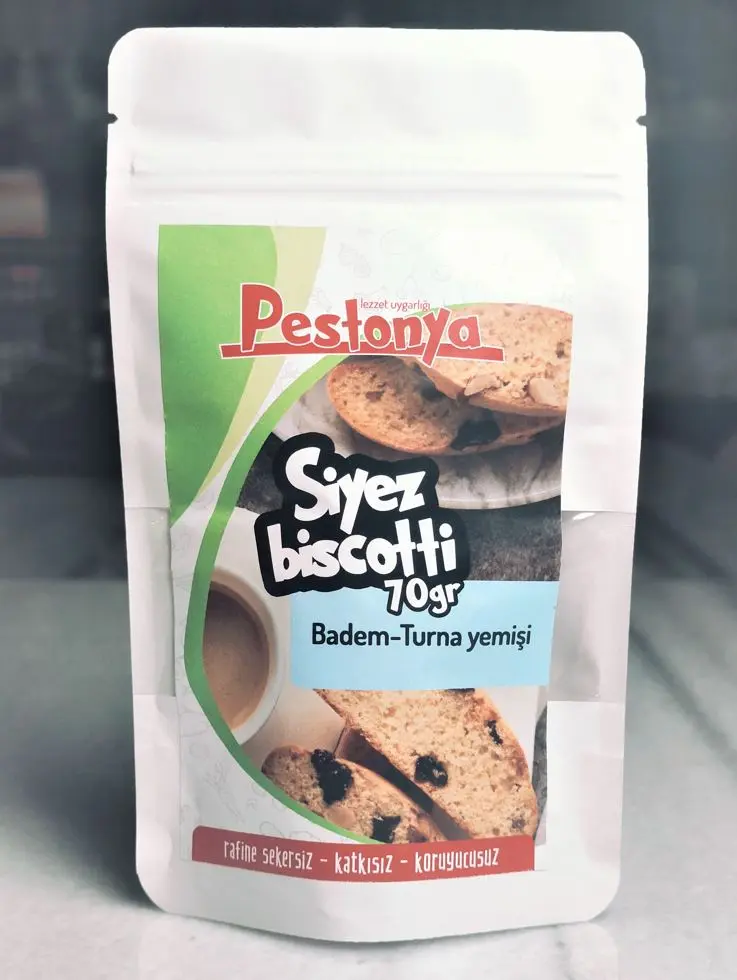 Pestonya - Pestonya Siyez Biscotti - Badem Turna Yemişi 70g
