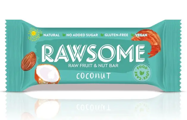 Rawsome - Rawsome Hindistan Cevizli Meyve ve Yemiş Barı 40g