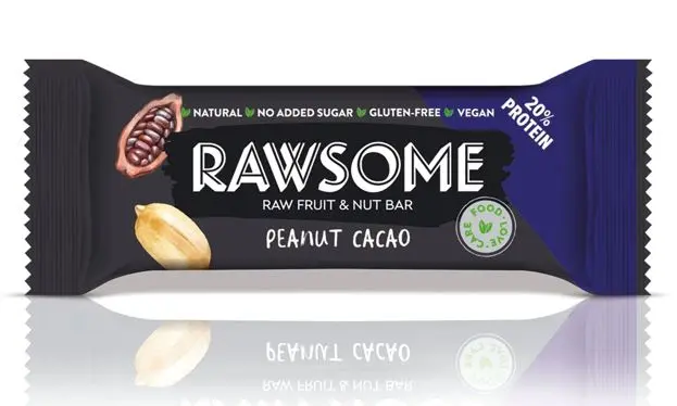 Rawsome Yer Fıstıklı Kakaolu Protein Bar 25g