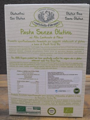 Rustichella d'abruzzo Organik Glutensiz Yeşil Bezelye Makarnası
