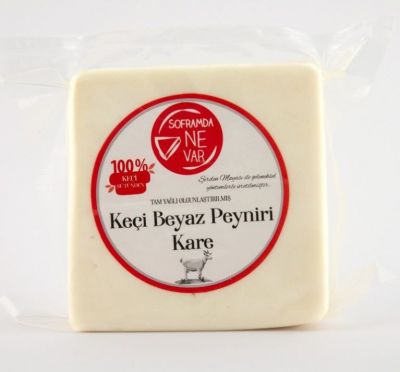 Soframda Ne Var Keçi Beyaz Kare Peynir 340-370g