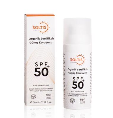 Soltis Organik Güneş Koruyucu Krem SPF50+ 50ml