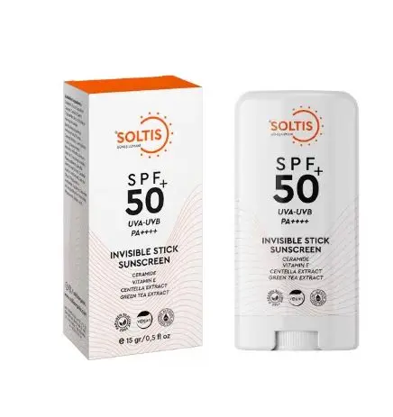 Soltis - Soltis Şeffaf Stick Güneş Koruyucu SPF50+ PA++++ 15g