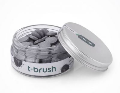 t-brush Aktif Kömürlü Diş Macunu Tableti-Florürsüz