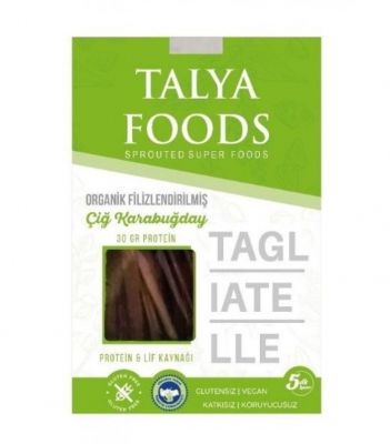 Talya Foods Organik Filizlendirilmiş Karabuğday Tagliatelle Makarna 200g