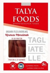 Talya Foods - Talya Foods Organik Filizlenmiş Kırmızı Mercimek Tagliatelle Makarna 200g