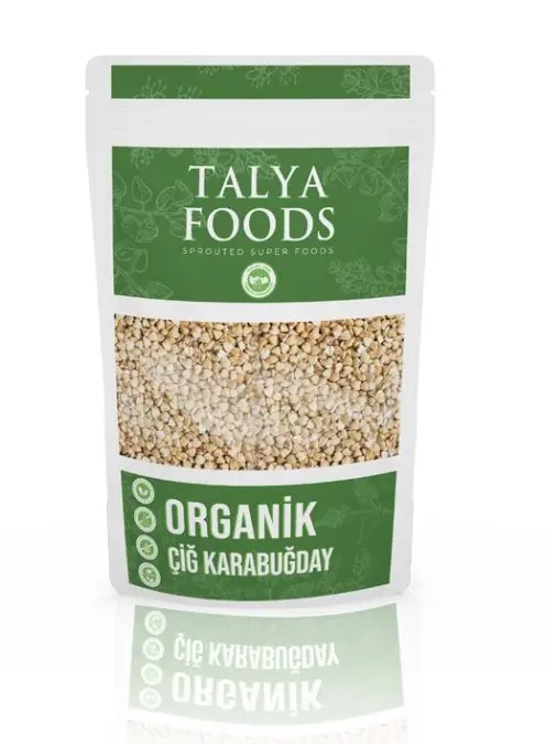 Talya Foods Organik Glütensiz Çiğ Karabuğday Tane 500g