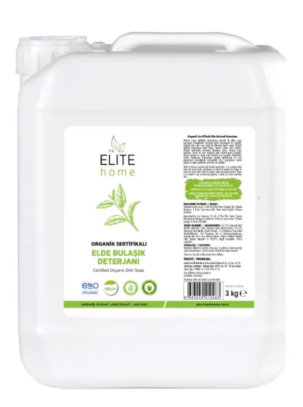 The Elite Home Organik Elde Bulaşık Deterjanı - Portakal 3 kg