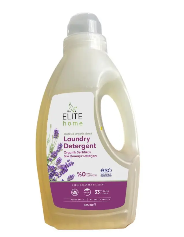 The Elite Home Organik Sıvı Çamaşır Deterjanı Lavantalı 825ml