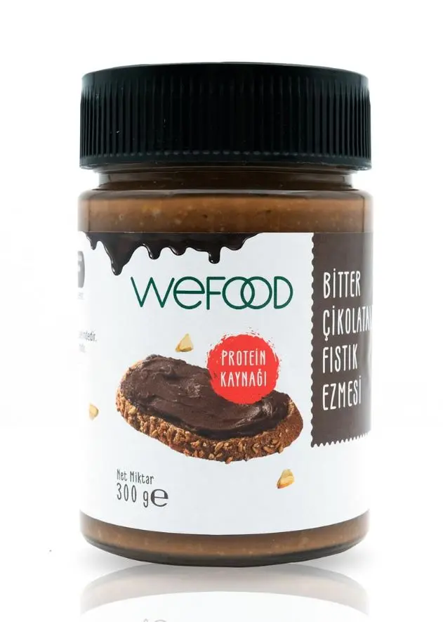 Wefood - Wefood Bitter Çikolatalı Fıstık Ezmesi 300g