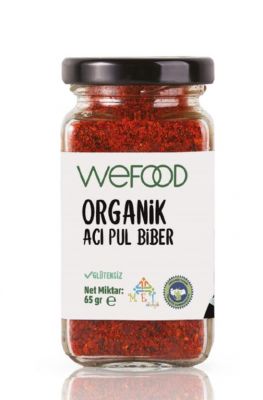 Wefood Organik Acı Pul Biber 65g