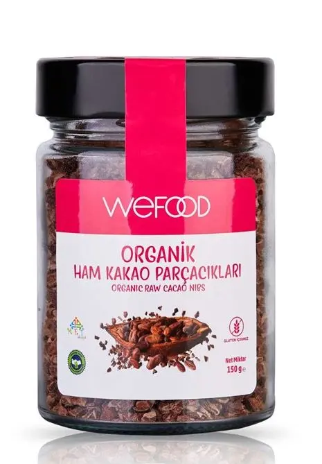 Wefood Organik Ham Kakao Parçacıkları - Kakao Nibs 150g